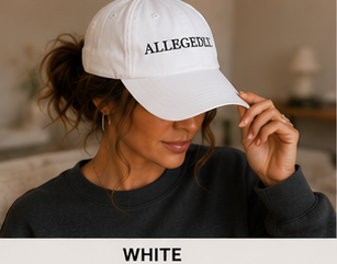 ALLEGEDLY. — Signature Cap in White